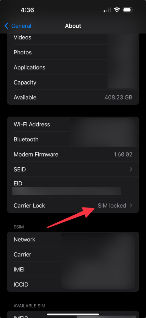 iPhone Carrier Lock