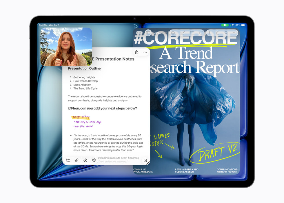 Apple iPad Air M4 — official press photo